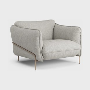 Swedese Continental fauteuil Wave Sky-nutmeg