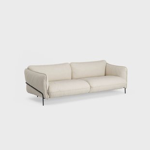 Swedese Continental bank Sealife Light beige/white-zwartgelaktstaal