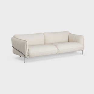 Swedese Continental bank Sealife Ivory/sand-verchroomdstaal
