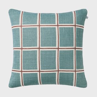 Chhatwal & Jonsson Raha kussenhoes 50x50 cm Heaven blue-terracotta