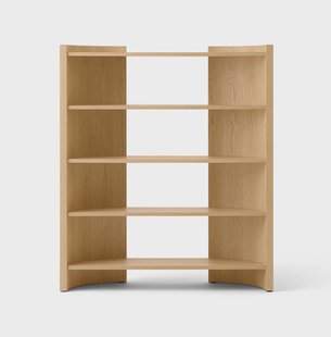 Audo Copenhagen Crescent plank Onbehandeld eiken,150×173 cm