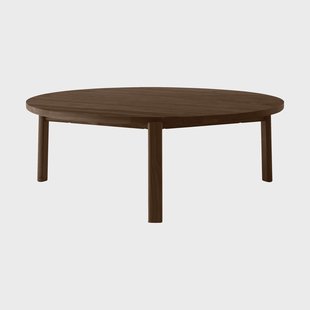 Audo Copenhagen Passage salontafel Donkergebeitst eiken,Ø90 cm