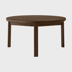 Audo Copenhagen Passage salontafel Donkergebeitst eiken,Ø70 cm