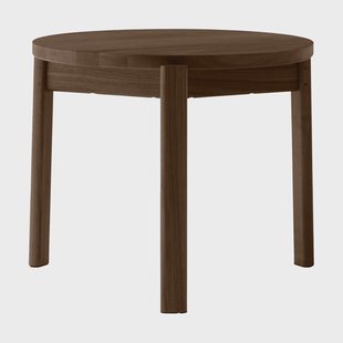 Audo Copenhagen Passage salontafel Donkergebeitst eiken,Ø50 cm