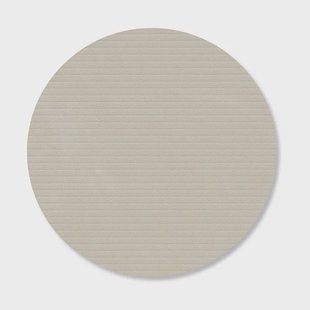LIND DNA Corduroy onderzetter Oyster white, circle