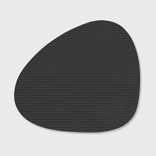 LIND DNA Corduroy onderzetter curve Black ink