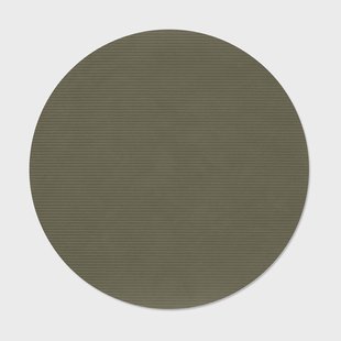 LIND DNA Corduroy placemat Army green, circle, L