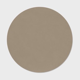 LIND DNA Corduroy placemat Clay brown, circle, L
