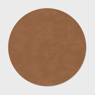 LIND DNA Corduroy placemat Nature, circle, L