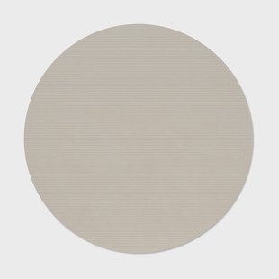LIND DNA Corduroy placemat Oyster white, circle, L