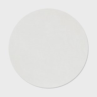 LIND DNA Corduroy placemat Pure white, circle, L