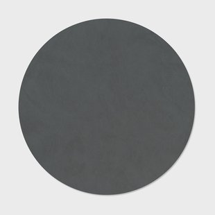 LIND DNA Nupo placemat Anthracite, circle, L