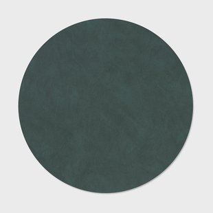 LIND DNA Nupo placemat Dark green, circle, L