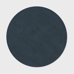 LIND DNA Nupo placemat Midnight blue, circle, L