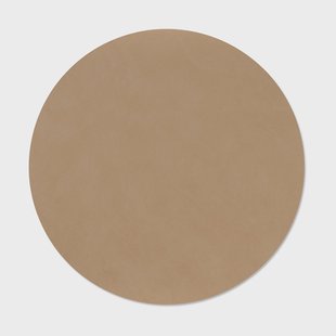 LIND DNA Nupo placemat Nougat, circle, L
