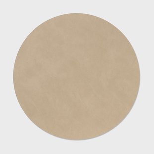 LIND DNA Nupo placemat Sand, circle, L