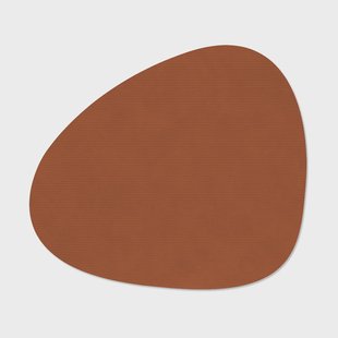 LIND DNA Corduroy placemat curve L Rust