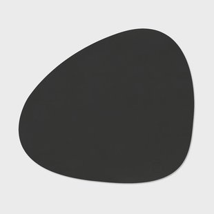 LIND DNA Corduroy placemat curve L Black ink