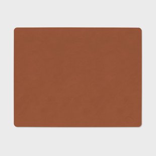 LIND DNA Nupo placemat square L Rust