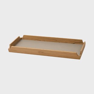 LIND DNA Airy Nupo dienblad Clay brown-teak, slim