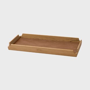 LIND DNA Airy Nupo dienblad Nature-teak, slim