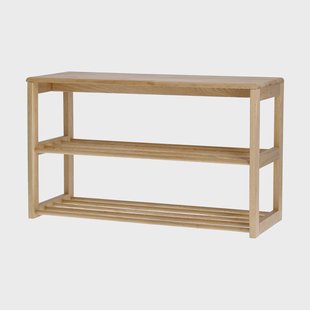 1898 Bäckebo schoenenrek met zit Eiken,80×48×30 cm