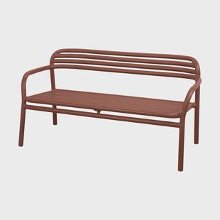 Cane-line Bliss bank Woestijnrood, 136x68x71 cm