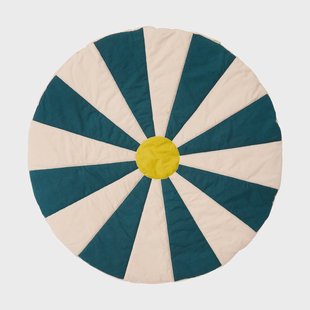 Kid's Concept Circus speelmat Blauwgroen, Ø112x2 cm