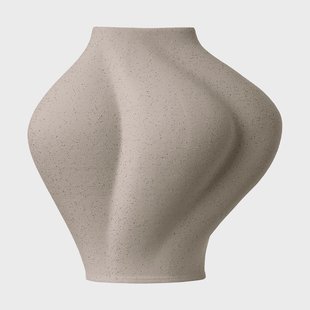 AYTM Saltare vaas Taupe, Ø13,8x30 cm