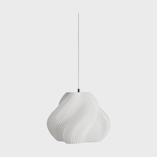 Crème Atelier Soft Serve hanglamp White-brass, 02, 25 cm