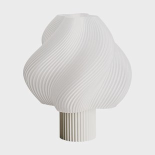 Crème Atelier Soft Serve draagbare tafellamp Vanilla bean, 23 cm