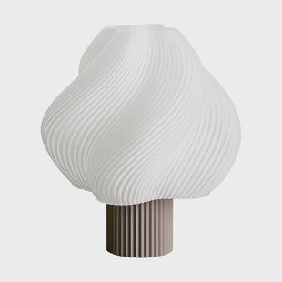 Crème Atelier Soft Serve draagbare tafellamp Mocha, 23 cm