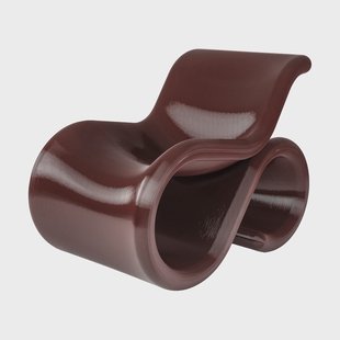 Crème Atelier Éclair chair loungestoel Cherry