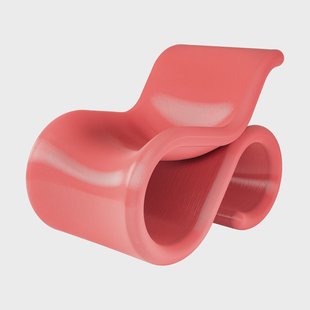Crème Atelier Éclair chair loungestoel Bubblegum