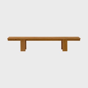 Vaarnii 013 Osa Outdoor Bench bank Warmtebehandeld grenen, 270x37x49 cm