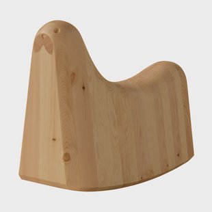 Vaarnii 014 Norppa Rocking Toy hobbelpaard Mat geolied en gewaxt grenen