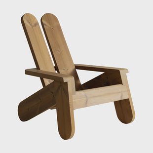 Vaarnii 015 Peace Outdoor Lounge Chair loungestoel Warmtebehandeld grenen