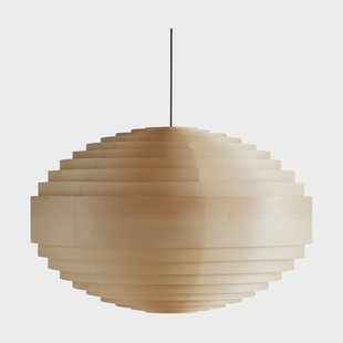 Vaarnii 1002 Hans Pendant hanglamp Mat geolied en gewaxt grenen, XL Ø70 cm
