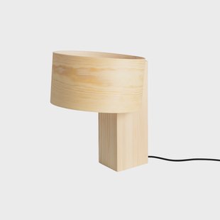 Vaarnii 018 Hoop Table Lamp tafellamp Mat geolied en gewaxt grenen, 34 cm