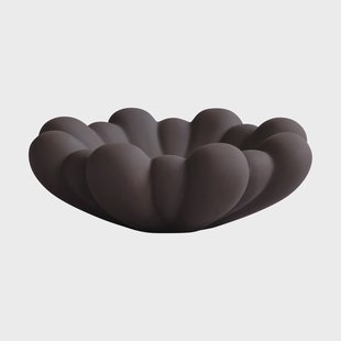 101 Copenhagen Bloom tray schaal medio Ø28,5 cm Chocolate brown