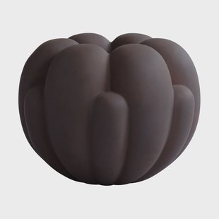 101 Copenhagen Bloom vaas petit 22,5x24 cm Chocolate brown