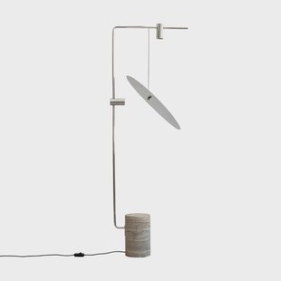 101 Copenhagen The Moon vloerlamp Chrome