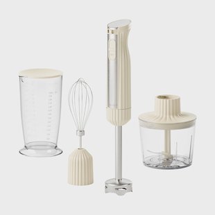 Guzzini Sous chef staafmixer Cream, 4 delar