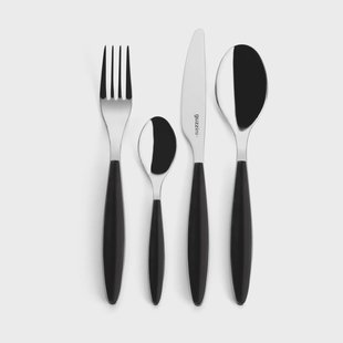 Guzzini Feeling bestekset Black, 24 delar