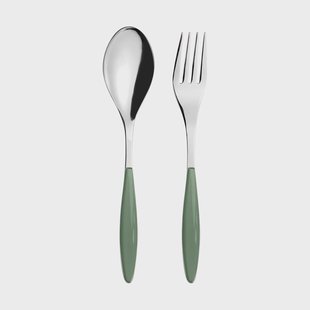 Guzzini Feeling serveerbestek Green lagoon, 2 delar