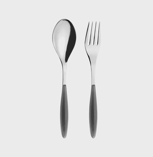 Guzzini Feeling serveerbestek Grey, 2 delar