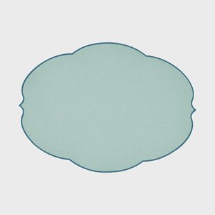 Guzzini Flowers placemat Dusty light blue
