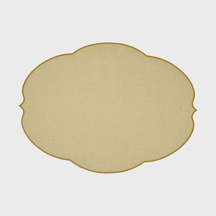 Guzzini Flowers placemat Dusty yellow