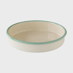 Kockums Jernverk Kockums ovenschaal Cream lux-groen, rond, Ø24 cm