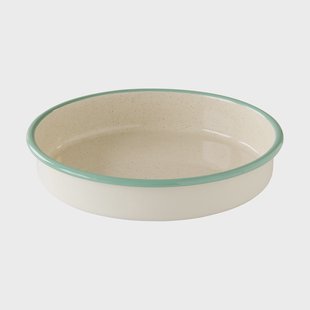 Kockums Jernverk Kockums ovenschaal Cream lux-groen, rond, Ø28 cm